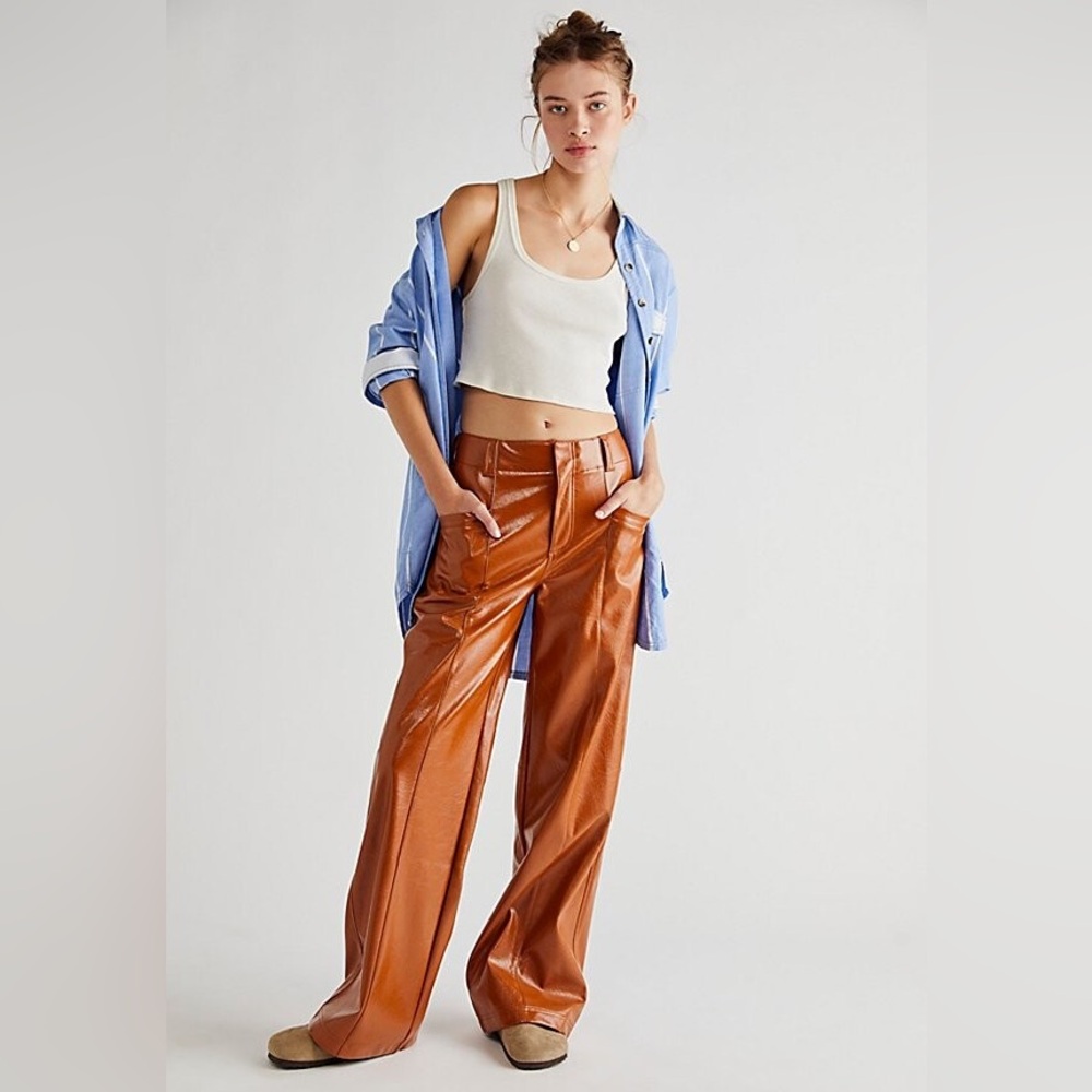 free people Star Crossed lovers straight pant